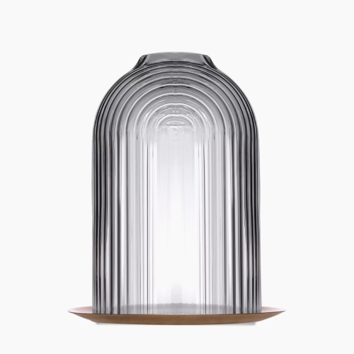 Ilo Crystal Candleholder on a white background