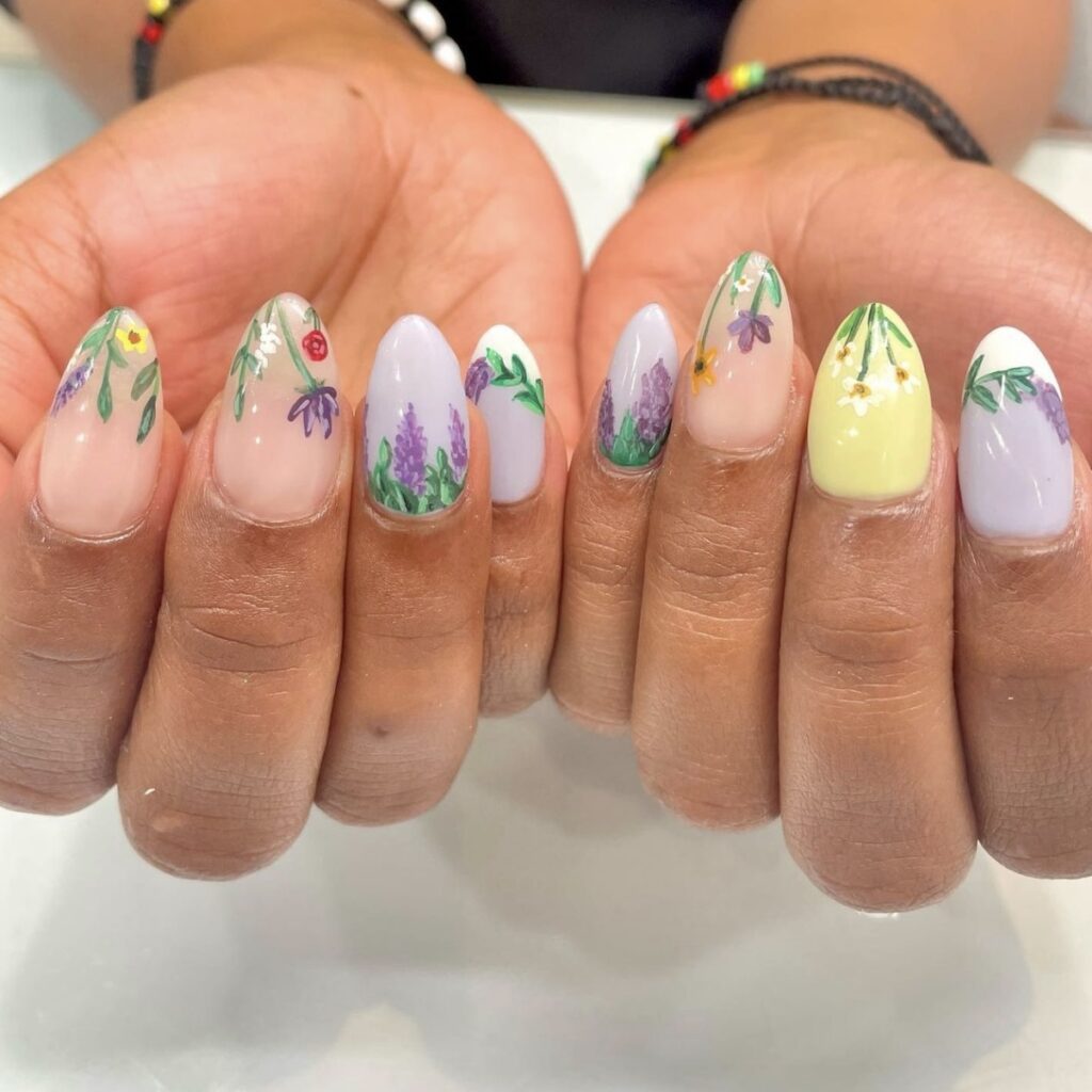 lavender nails ideas