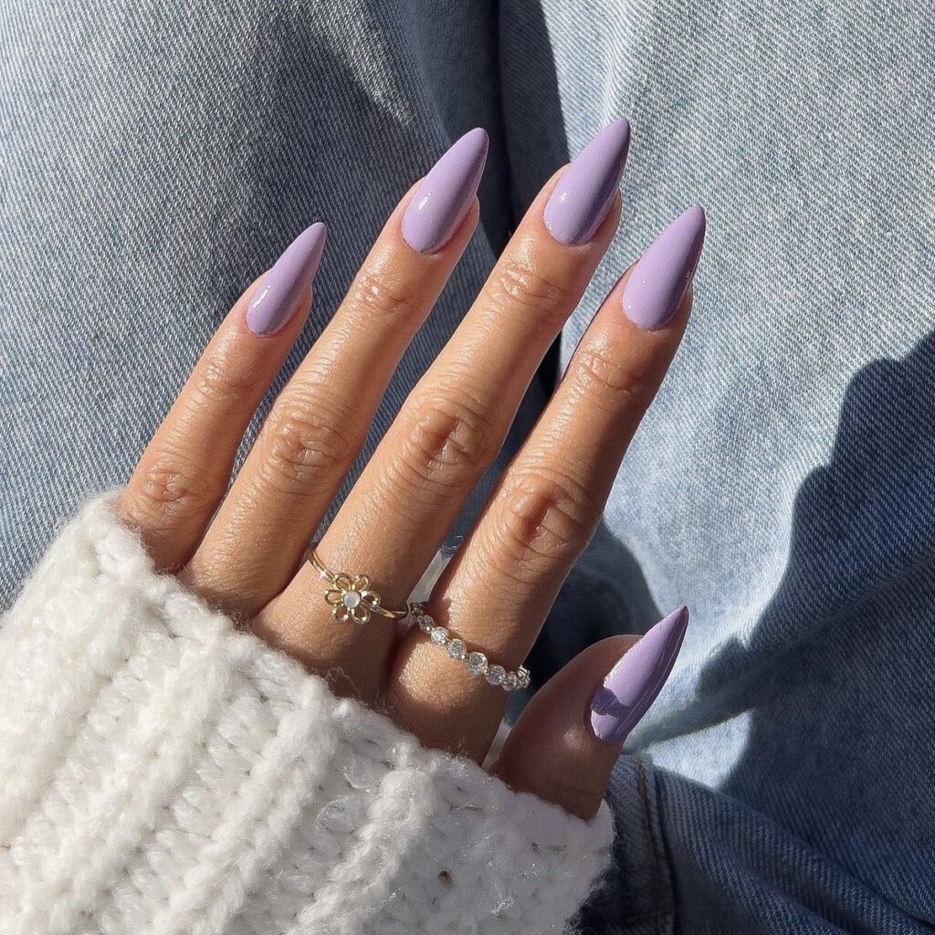 lavender nails