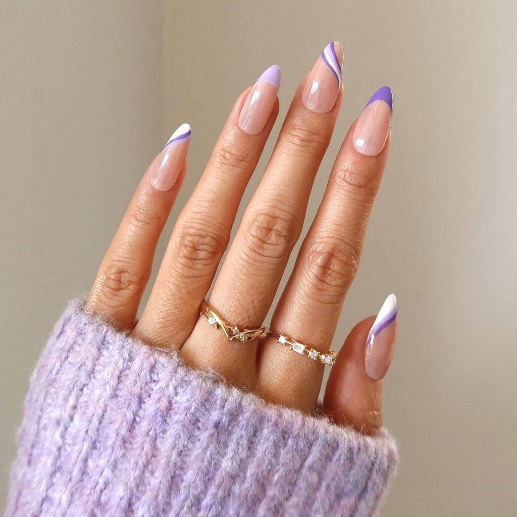 purple nails