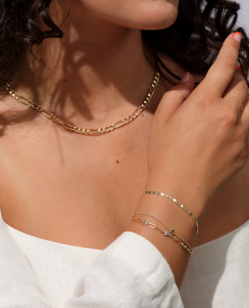 14K 18K Solid Gold Diamond or Cubic Zirconia Slave Bracelet, Solid Gold  Chain Gold Ring Bracelet, Hand Ring Gold Handlet Bracelet - Etsy