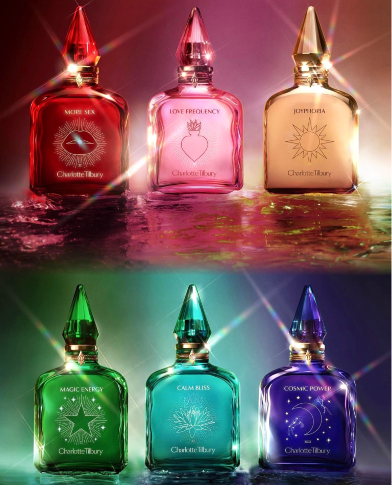 charlotte tilbury perfume review showing the fragrance collection of emotions