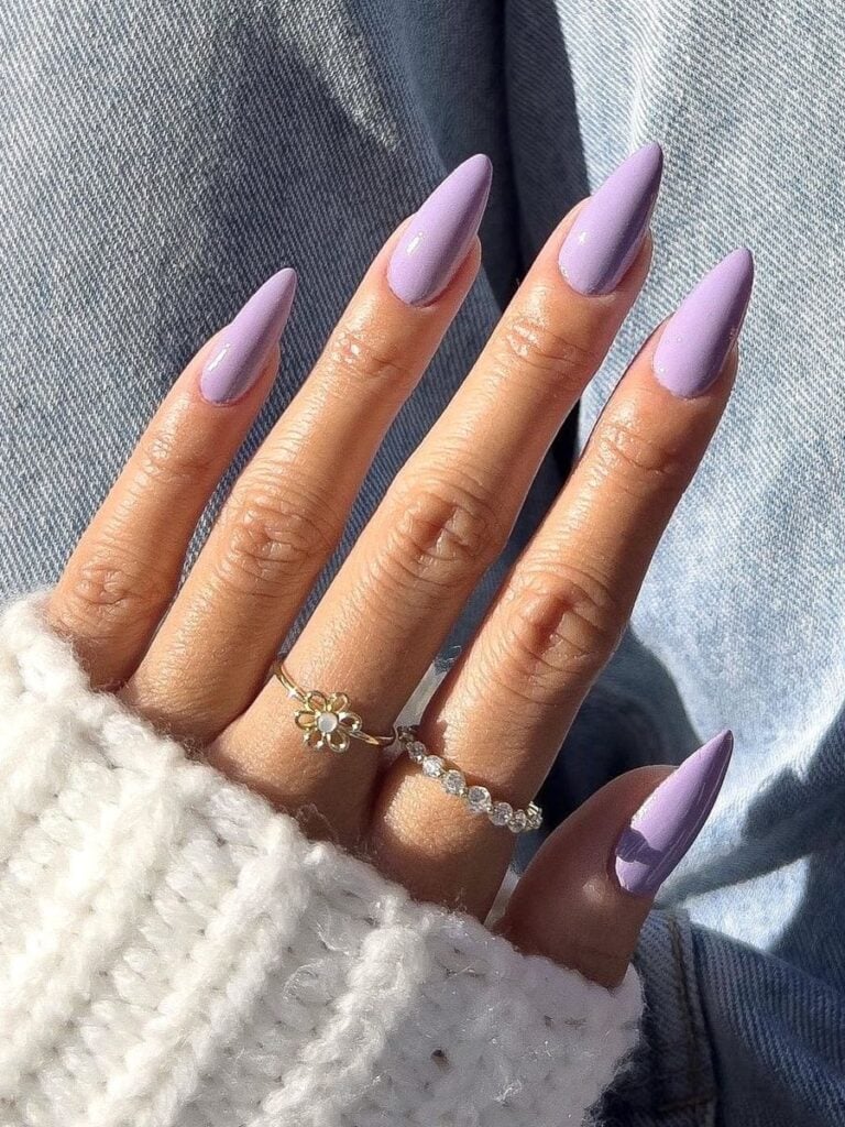 lavender nails