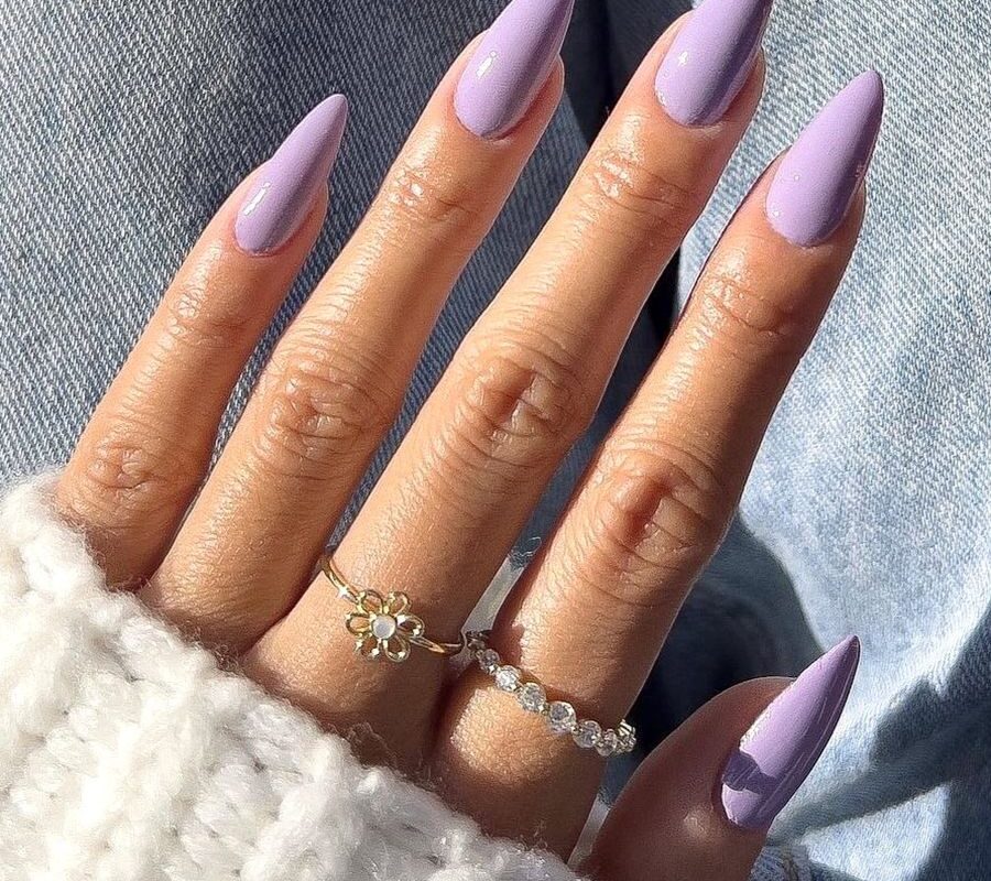 lavender nails
