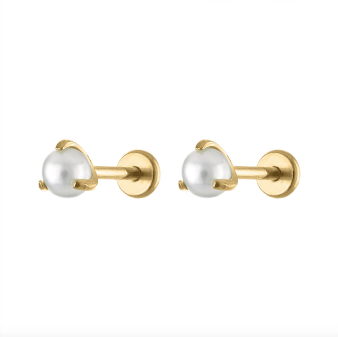 pearl earrings