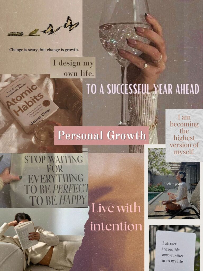 dream collage ideas on personal growth