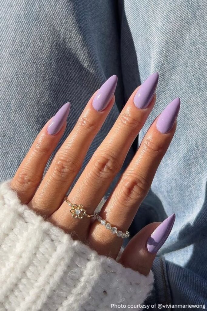 lavender nails