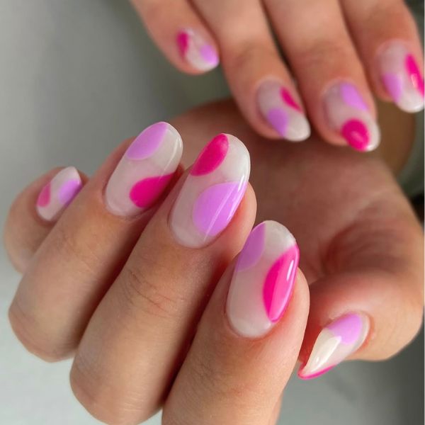 pink nail designs