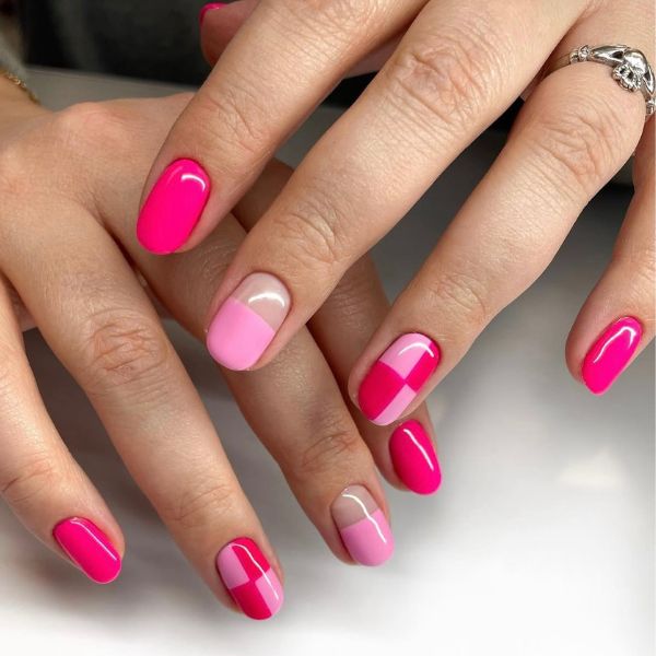 pink nails
